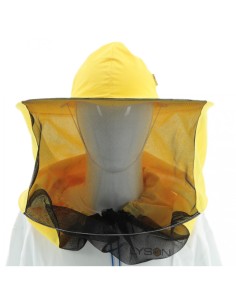 KAPELUSZ PSZCZELARSKI, BAWEŁNIANY - Z TYŁU PŁUTNO