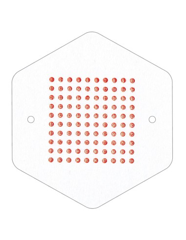 OPALITKI DO ZNAKOWANIA MATEK - POLSKIE - CZERWONE