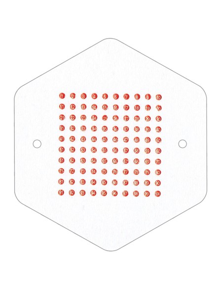 OPALITKI DO ZNAKOWANIA MATEK - POLSKIE - CZERWONE