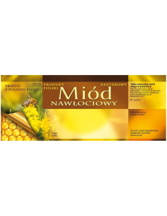 ETYKIETY NA MIÓD NAWŁOCIOWY 154X60 (DUŻE) – 100 SZT.