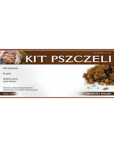 ETYKIETY NA KIT PSZCZELI – 50 SZT.