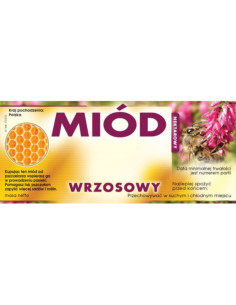 ETYKIETY NA MI&Oacute;D WRZOSOWY 116X50 &ndash; 100 SZT.
