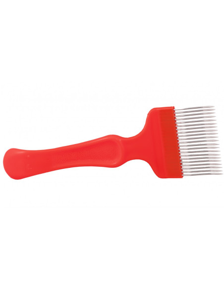 ODSKLEPIACZ WIDELCOWY PROFILOWANY - RĄCZKA PLASTIKOWA CZERWONA