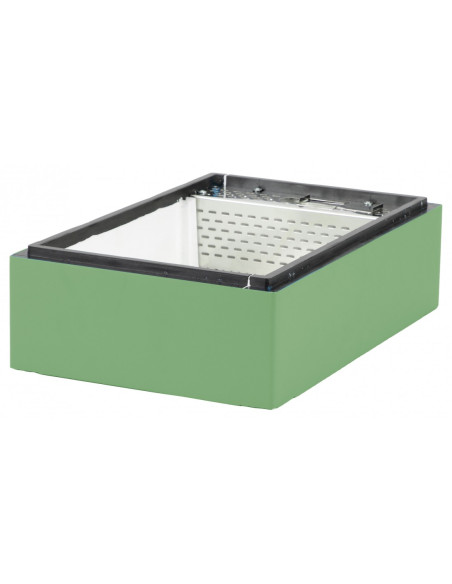 POWAŁKO-PODKARMIACZKA DO ULA 6 RAMKOWEGO WIELKOPOLSKA, STYROPIANOWA, ZIELONO-SELEDYNOWA