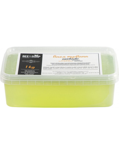 BAZA GLICERYNOWA, MYDLANA 1 KG - OLEJ AWOKADO