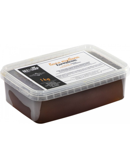 BAZA GLICERYNOWA, MYDLANA 1 KG - KARMELOWA