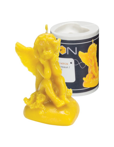 FORMA SILIKONOWA - ANIOŁEK NA SERCU - WYSOKOŚĆ...