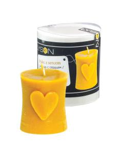 FORMA SILIKONOWA - WALEC Z SERCEM - WYSOKOŚĆ 6CM 2