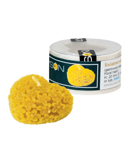 FORMA SILIKONOWA - KWIATOWE SERDUSZKO - WYSOKOŚĆ 2CM