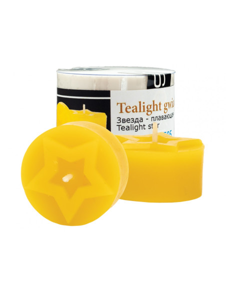 FORMA SILIKONOWA - TEALIGHT GWIAZDA - WYSOKOŚĆ 2CM