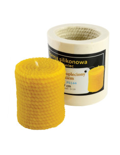 FORMA SILIKONOWA - WALEC OPLECIONY SZNURKIEM - WYSOKOŚĆ 7CM 2