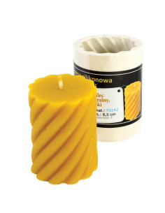 FORMA SILIKONOWA - WALEC SPIRALNY NISKI - WYSOKOŚĆ 8,5CM 2