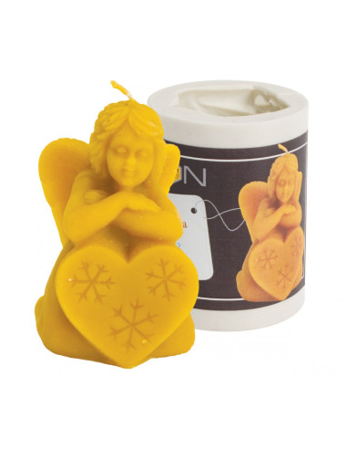 FORMA SILIKONOWA - ANIOŁEK ZE ŚNIEŻYNKĄ NA...