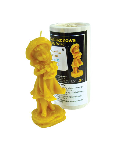 FORMA SILIKONOWA - DZIEWCZYNKA Z KWIATAMI -...
