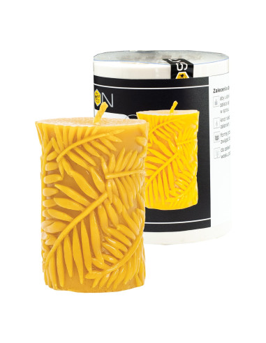 FORMA SILIKONOWA - WALEC Z LIŚĆMI - WYSOKOŚĆ 8,5CM