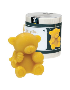 FORMA SILIKONOWA - MIŚ Z PIŁKĄ - WYSOKOŚĆ 5CM 2