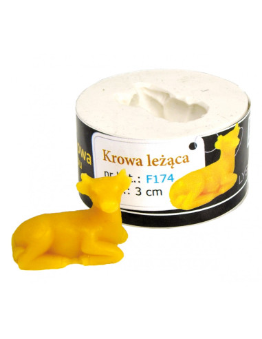 FORMA SILIKONOWA - KROWA LEŻĄCA - WYSOKOŚĆ 3CM