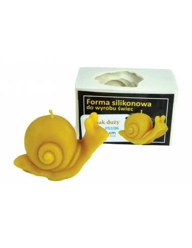 FORMA SILIKONOWA - ŚLIMAK DUŻY - WYSOKOŚĆ 5,5CM