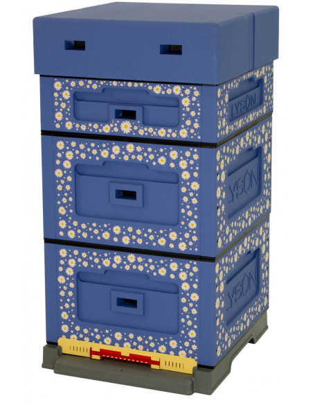 UL WIELKOPOLSKI 10-RAMKOWY MALOWANY Z NADRUKIEM STOKROTKA DO SAMODZIELNEGO MONTAŻU - OPTIMA - CIEMNONIEBIESKI