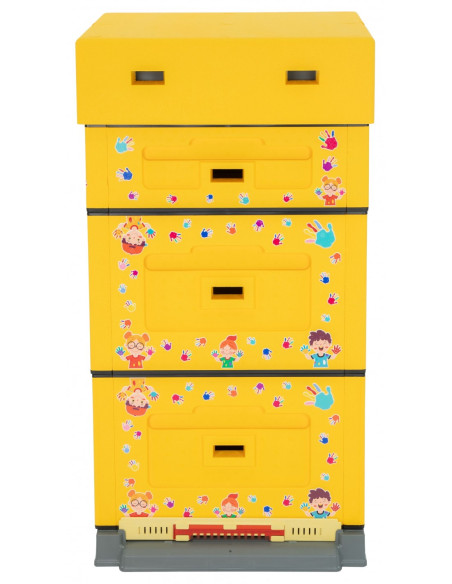 UL WIELKOPOLSKI 10-RAMKOWY MALOWANY Z NADRUKIEM DZIECI DO SAMODZIELNEGO MONTAŻU - OPTIMA - Ż&Oacute;ŁTY