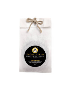 MIODOWA MYDLARNIA - SZAMPON W KOSTCE - MIODOWO-WĘGLOWY -...