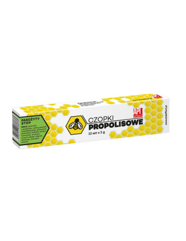 CZOPKI PROPOLISOWE - PASOŻYTY STOP 12SZT X 2G