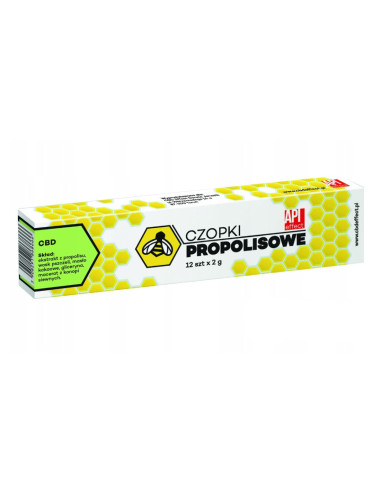 CZOPKI PROPOLISOWE - Z CBD 12SZT X 2G