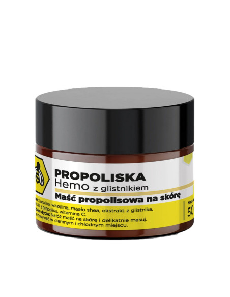MAŚĆ PROPOLISOWA HEMO Z GLISTNIKIEM - 50ML