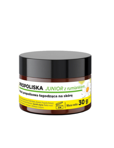 MAŚĆ PROPOLISOWA JUNIOR Z RUMIANKIEM - 30ML