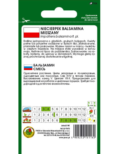 NASIONA - NIECIERPEK BALSAMINA MIESZANY 1G