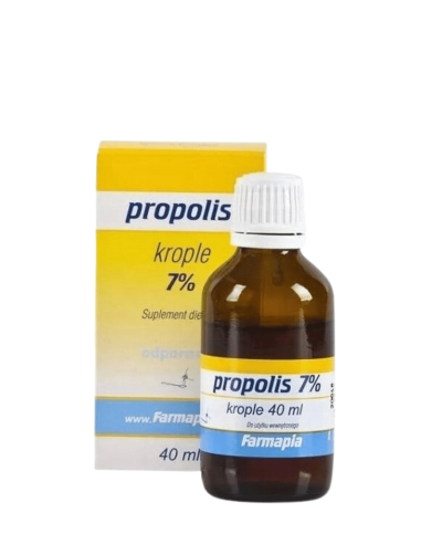 KROPLE PROPOLISOWE 7% - 40 ML (FARMAPIA)