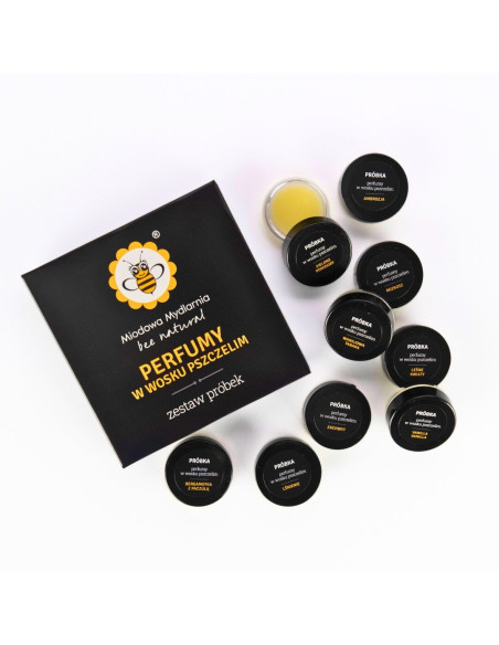 MIODOWA MYDLARNIA - PR&Oacute;BKI PERFUM W WOSKU - 9 X 1G