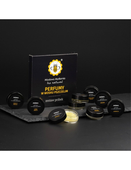 MIODOWA MYDLARNIA - PR&Oacute;BKI PERFUM W WOSKU - 9 X 1G