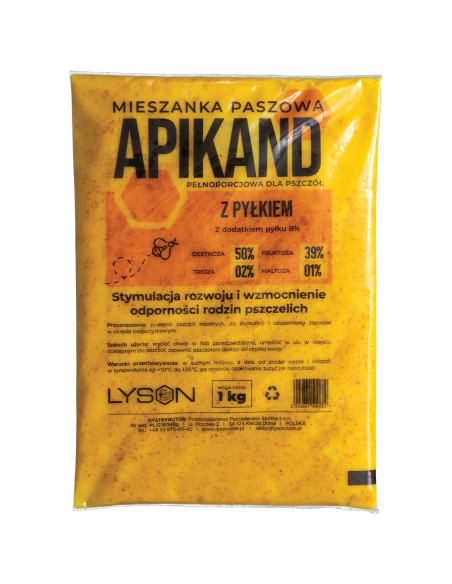 Apikand z Pyłkiem &ndash; 20 x 1kg, Karton