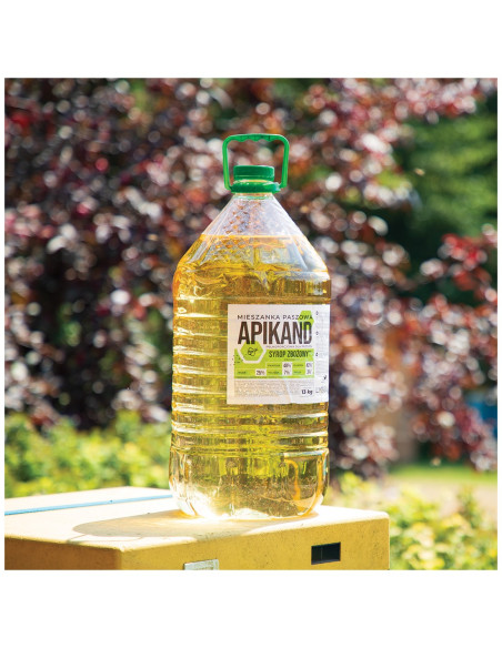 Apikand Zbożowy Syrop z Dodatkiem Ziół – Pełnoporcjowy dla Pszczół 13 kg