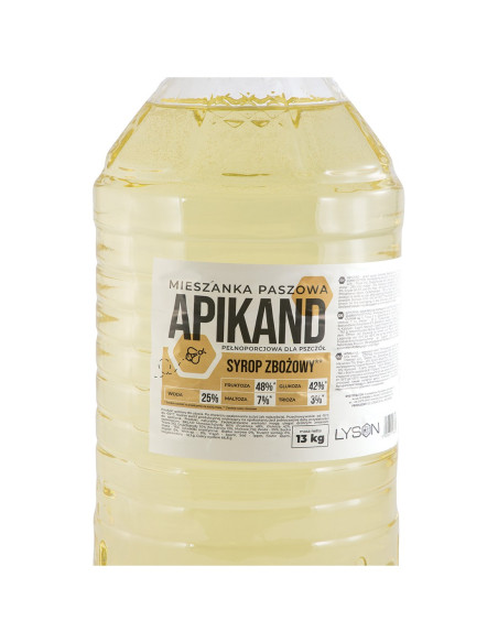 Apikand Zbożowy Syrop – Pełnoporcjowy dla Pszczół 13 kg