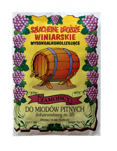 Drożdże winiarskie - DO MIOD&Oacute;W PITNYCH