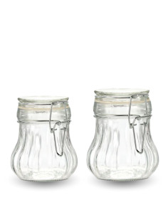 Słoiczek 180 ml Okrągły z Zapięciem Mechanicznym 2