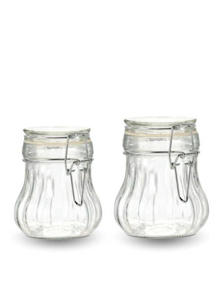 Słoiczek 180 ml Okrągły z Zapięciem Mechanicznym
