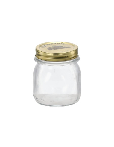 Słoik 250 ml + Złota Zakrętka fi 40 mm