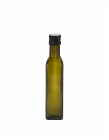 Butelka Marasca 250 ml Zielona/Oliwka z Zakrętką