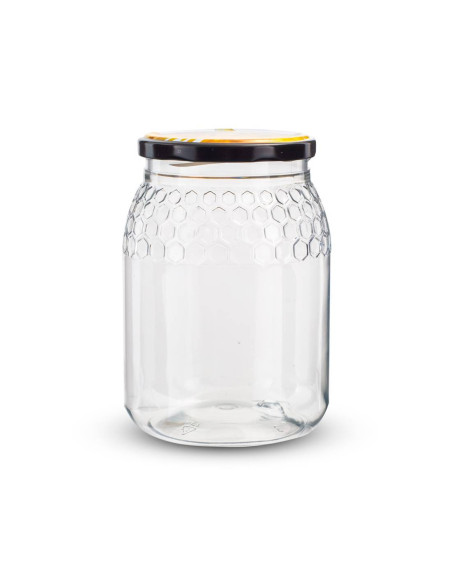 Słoik 746 ml, Plastikowy z nakrętką - 1 sztuka