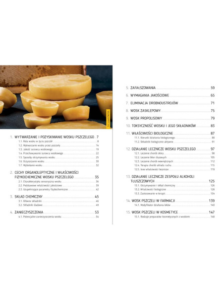 Książka - "Wosk pszczeli" ~ Bogdan Kędzia, Elżbieta Hołderna-Kędzia