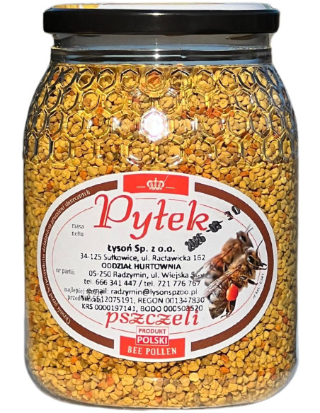 Pyłek Pszczeli w Słoiku Plastikowym – 450 g