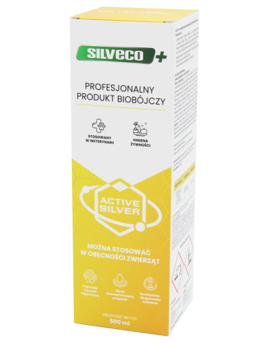 Silveco+ 500ml &ndash; Wydajny Preparat o Szerokim Zastosowaniu do utrzymania higieny i ochrony przed mikroorganizmami