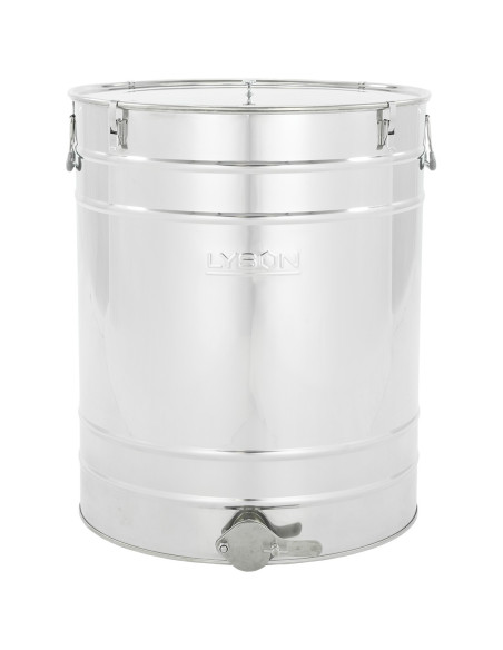 Odstojnik nierdzewny 50 l / ~70 kg, zaw&oacute;r nierdzewny 6/4", uchwyty, klamry, uszczelka &ndash; CLASSIC