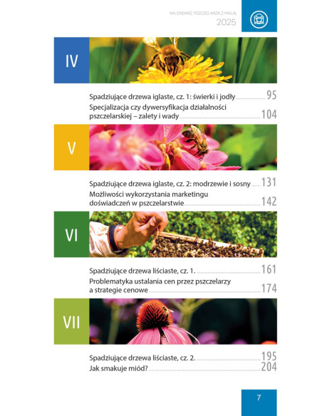 Kalendarz Pszczelarza z Pasją 2025 „Z tego będzie miód!” Pod redakcją Teresy Kobiałki