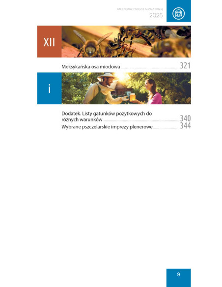 Kalendarz Pszczelarza z Pasją 2025 „Z tego będzie miód!” Pod redakcją Teresy Kobiałki