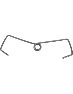 metalowa sprężynka do słoików Weck ze szklanym wieczkiem.