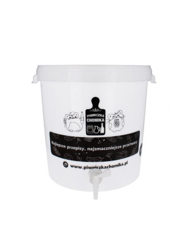 Pojemnik Fermentacyjny 30L z Pokrywą i Kranikiem
